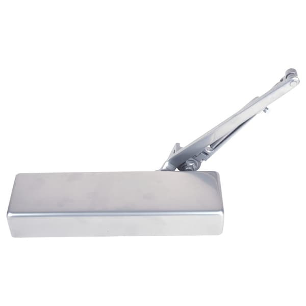 Grade 1 Top Jamb Surface Closer, Push Side, Double Lever Arm Regular, 180 Deg. Swing, Adjustable Siz
